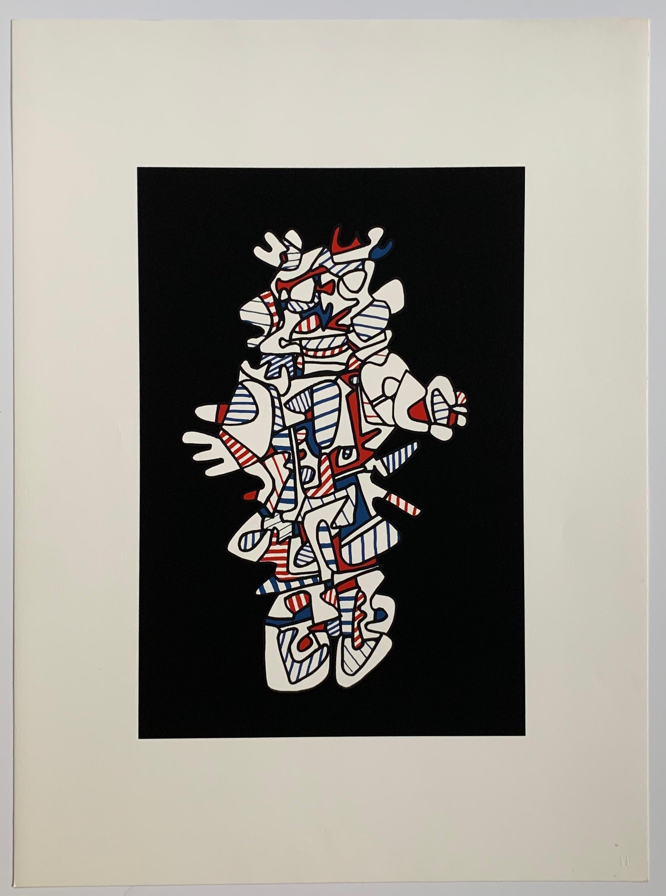 Jean Dubuffet Abstract Print - Presences fugaces  - set of 6