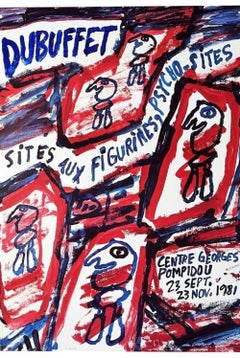 Site Aux Figurines, Psycho-Sites (Centre Pompidou) Par Jean Dubuffet