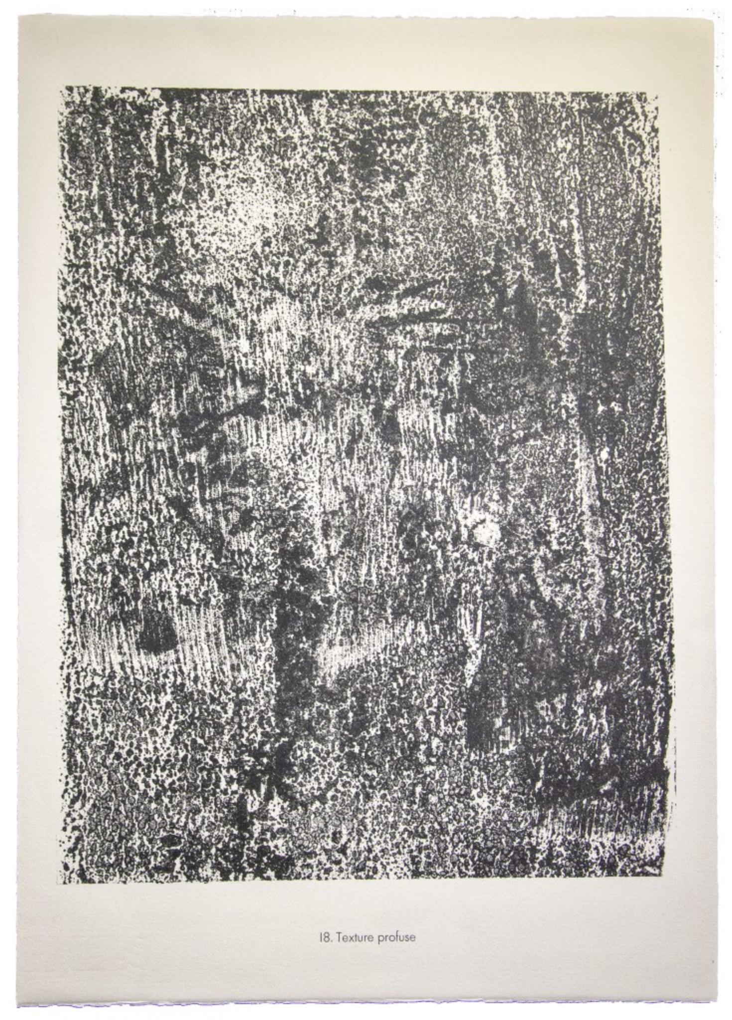 Jean Dubuffet Abstract Print - Texture Profuse - Original Lithograph by Jean Dubuff - 1959