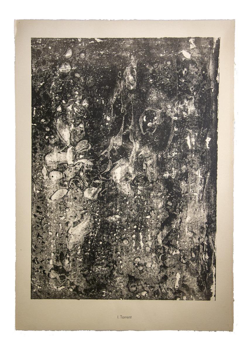Torrent - Lithograph by Jean Dubuffet - 1950s
