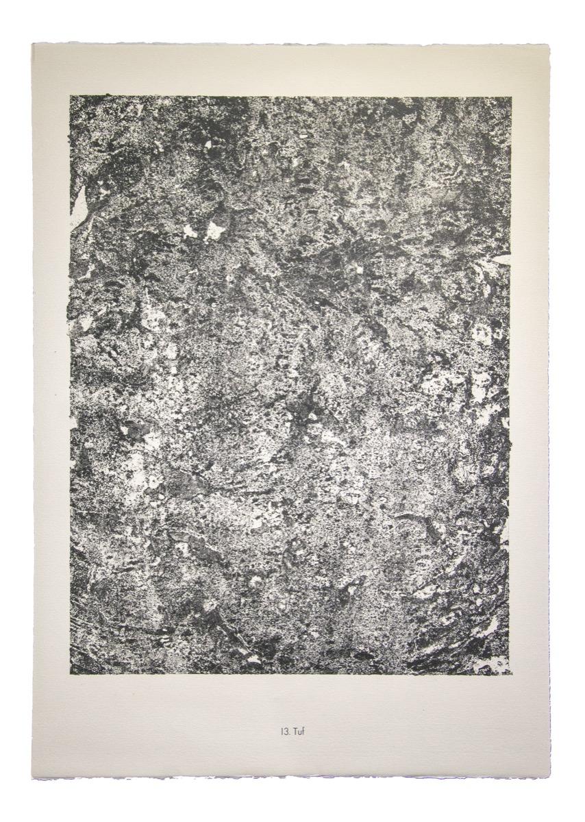 Tuf is an original B/W lithograph from the album Sol Terres by the French founder of Art Brut, Jean Dubuffet

Very good condition. 

Edition of 25 specimens. 

Image Dimensions: 50 x 38.5 cm.

Ref. Cat. Silkerborg n ° 354. Cat. S. Weber No. 557. 
