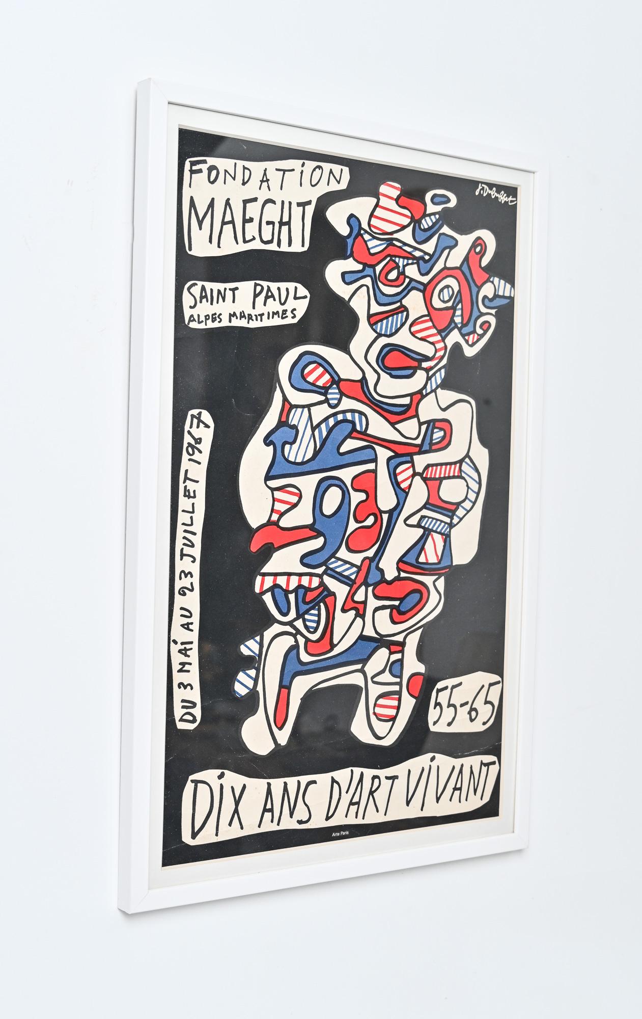 Manifesto d'epoca di Jean Dubuffet 