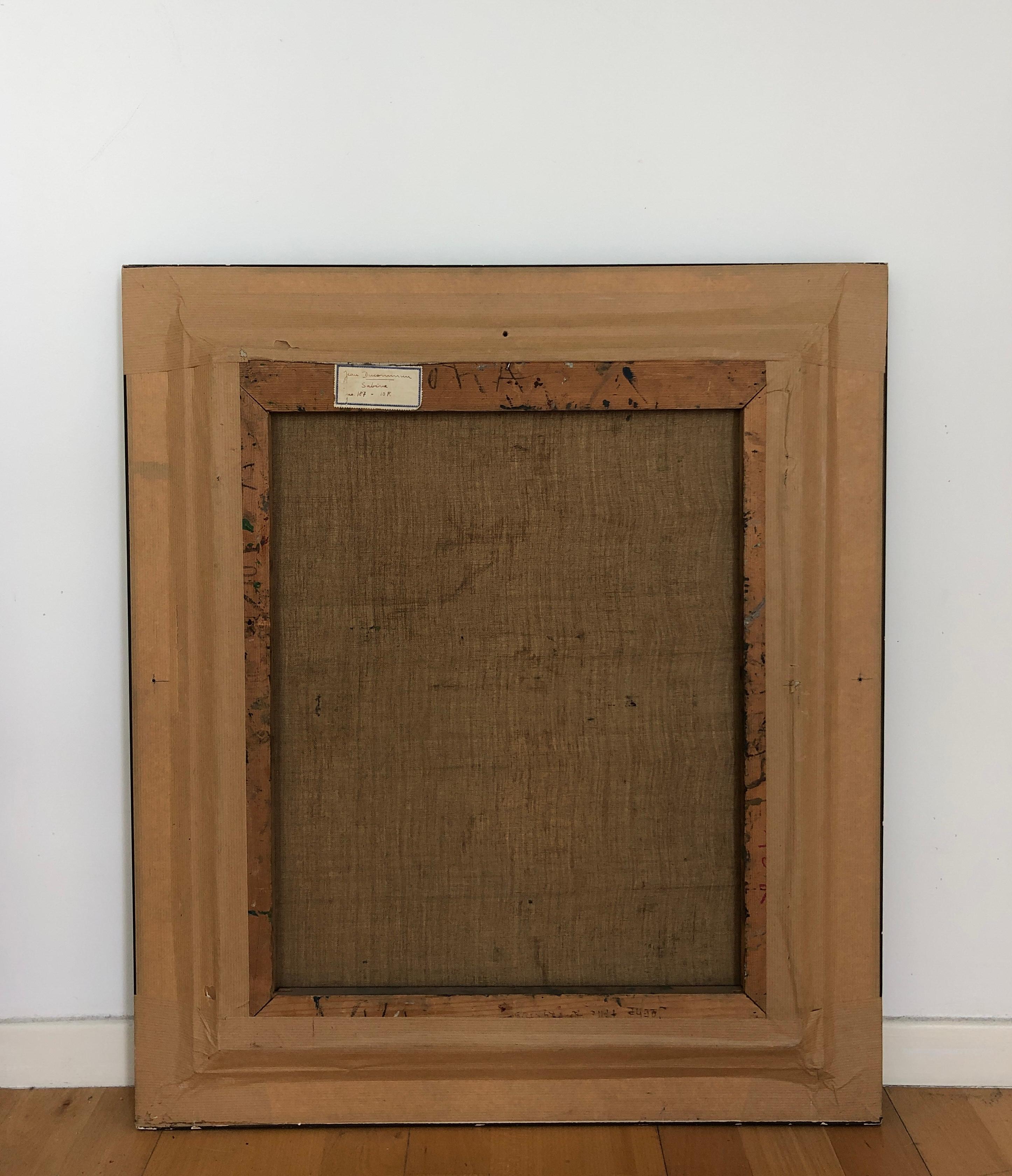 Work on canvas
Golden wooden frame
69.5 x 60.5 x 3.5 cm