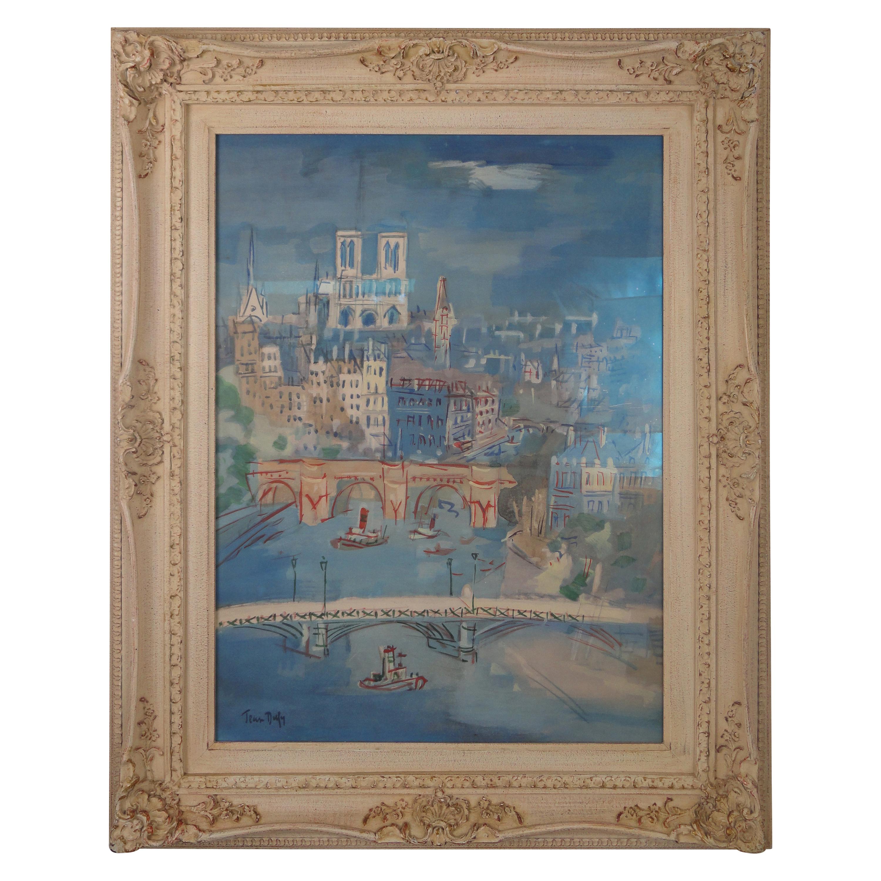 Jean Dufy Lithograph For Sale