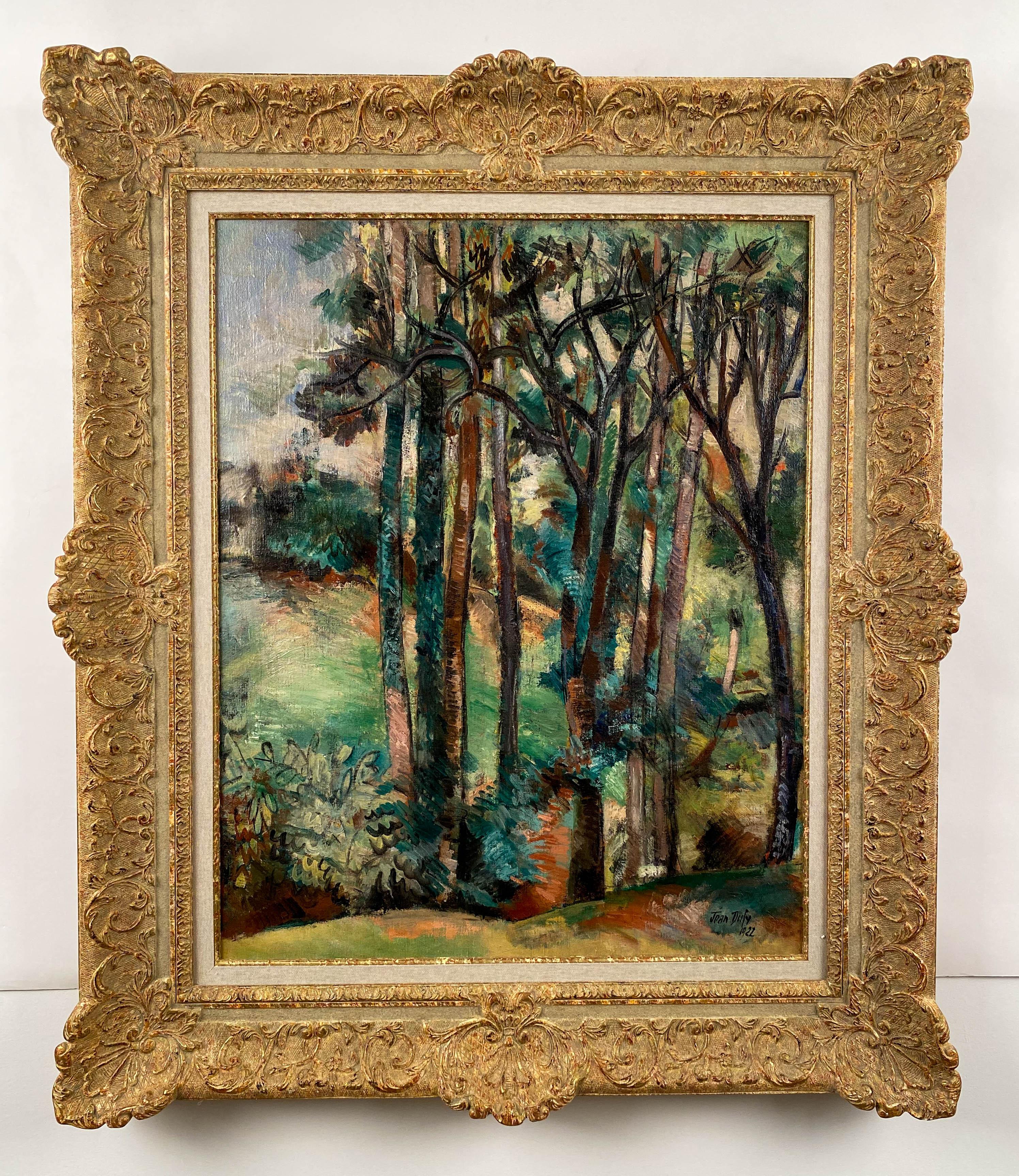 Jean Dufy Landscape Painting - L'Oree du Bois