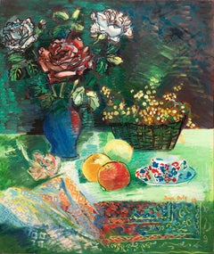 Nature morte au panier de mimosa de Jean Dufy