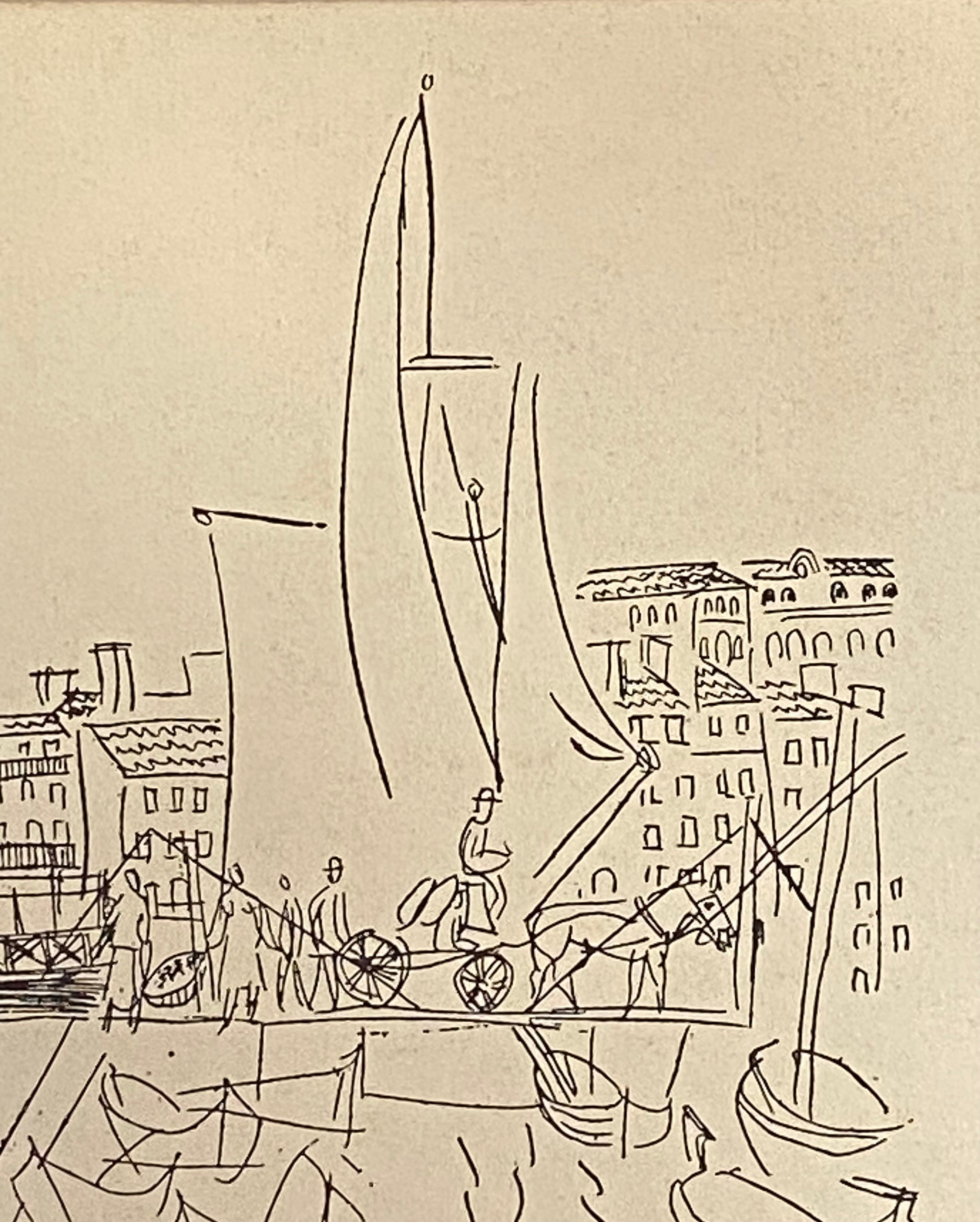 “Untitled” - Print by Jean Dufy
