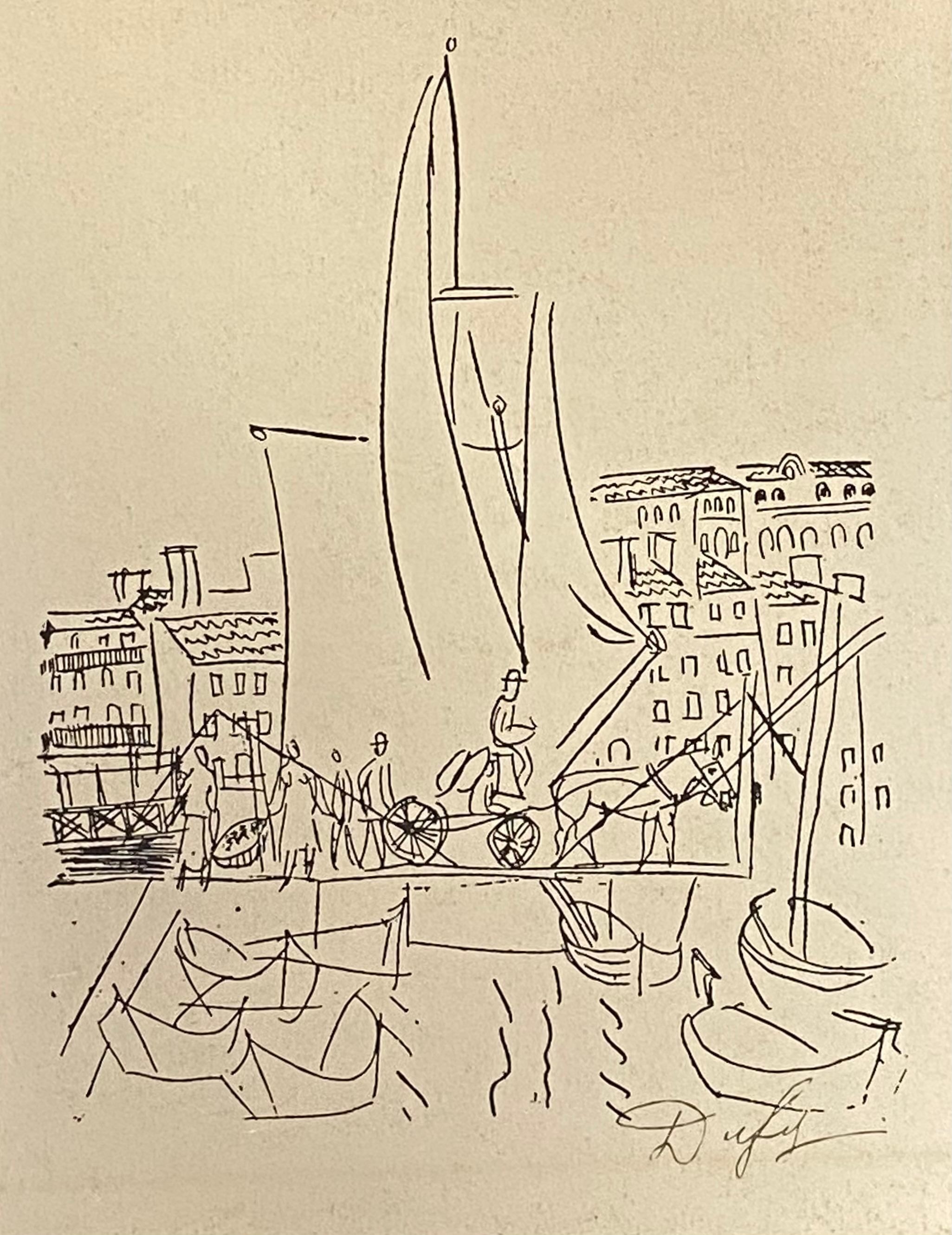 “Untitled” - Post-Modern Print by Jean Dufy