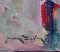 Post Impressionist vase of meadow flowers by Jean Dulac