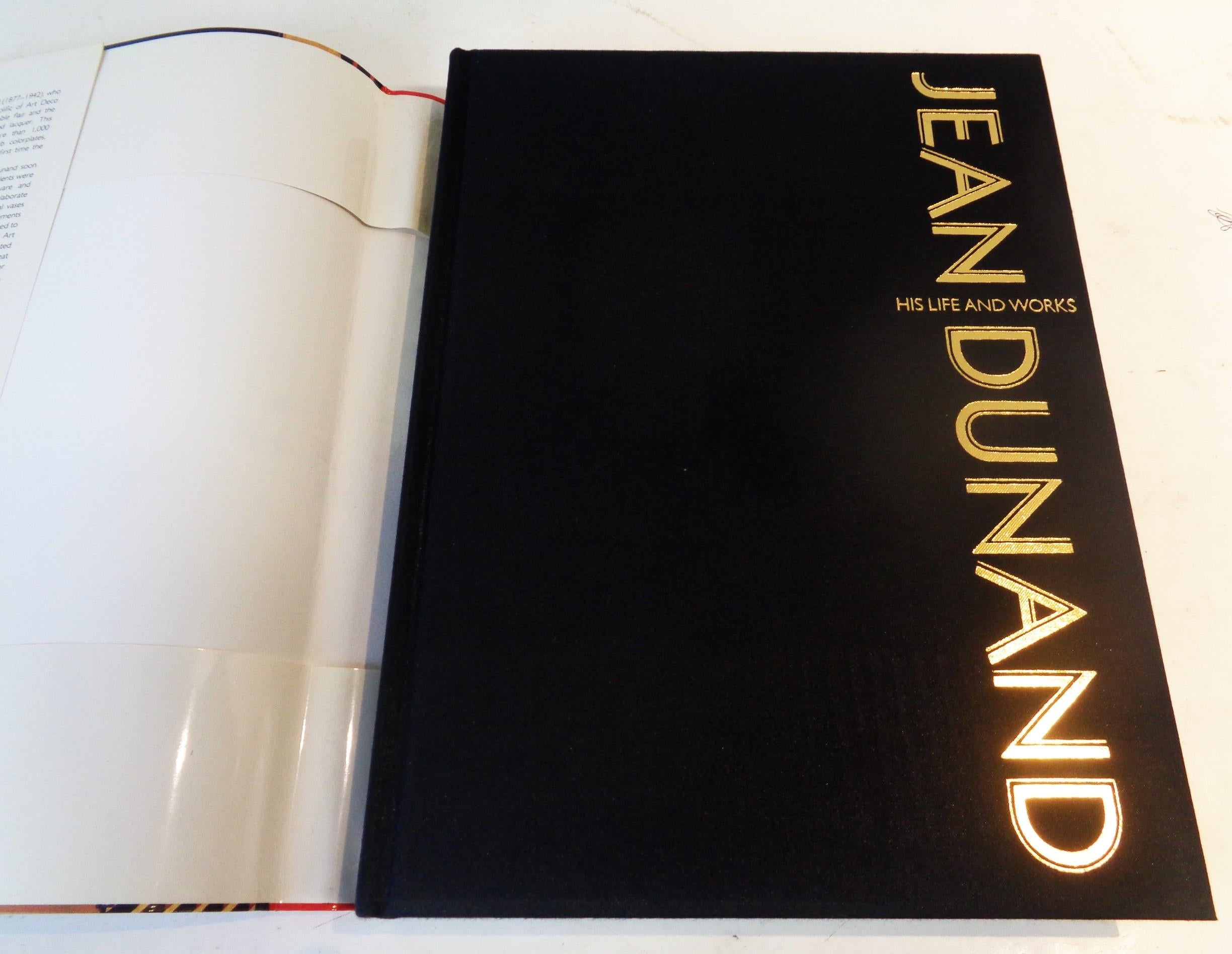 Jean Dunand - His Life and Works by Felix Marcilhac  - 1991 Harry Abrams Publishers. Harcover black cloth book w/ gilt lettering and dust jacket. English translation - Contents - Jean Dunand His Life and Career / Aspects of Jean Dunand's Oeuvre /