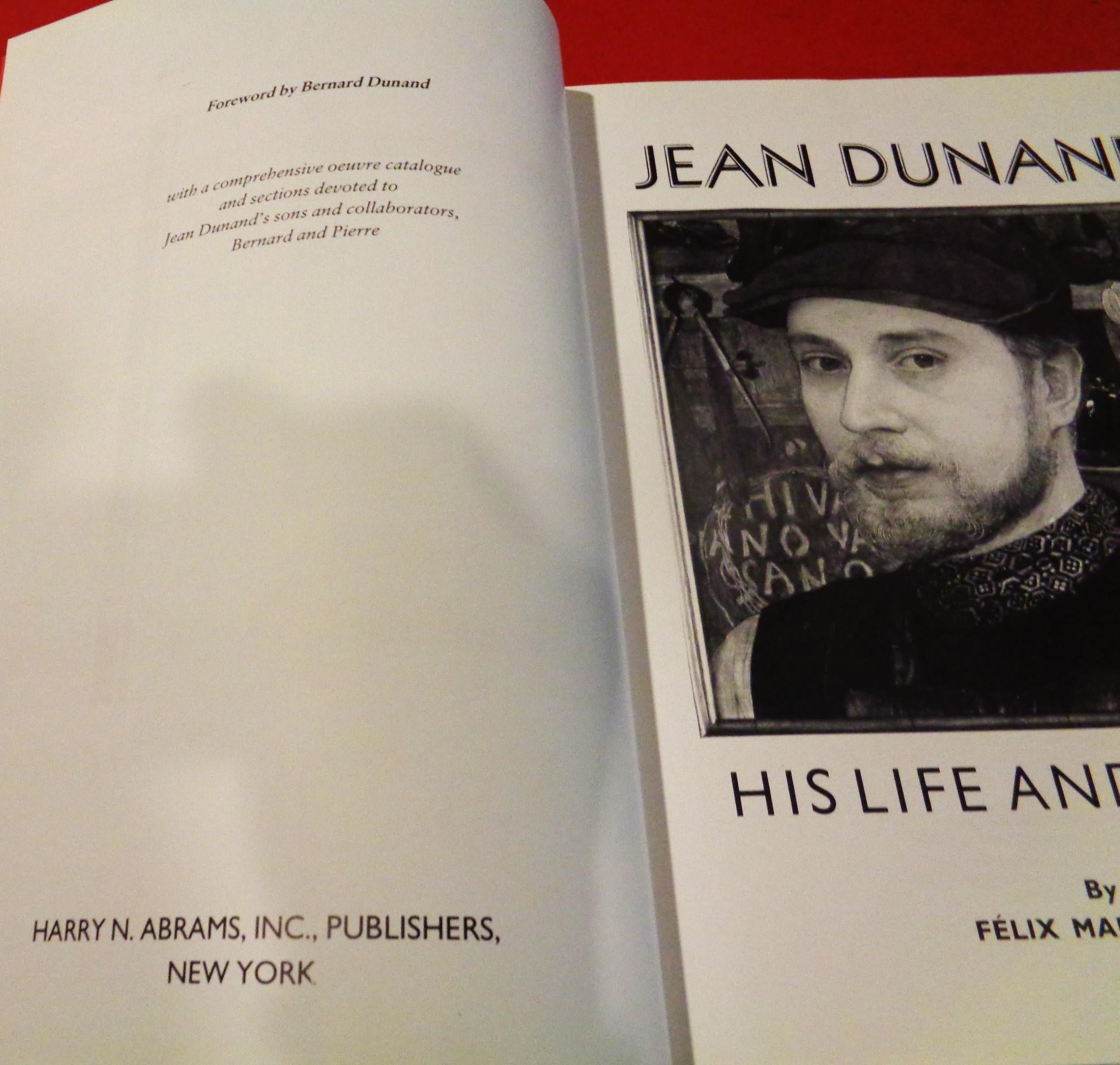 Jean Dunand - His Life and Works - Felix Marcilhac, 1991 Abrams In Good Condition In Rochester, NY