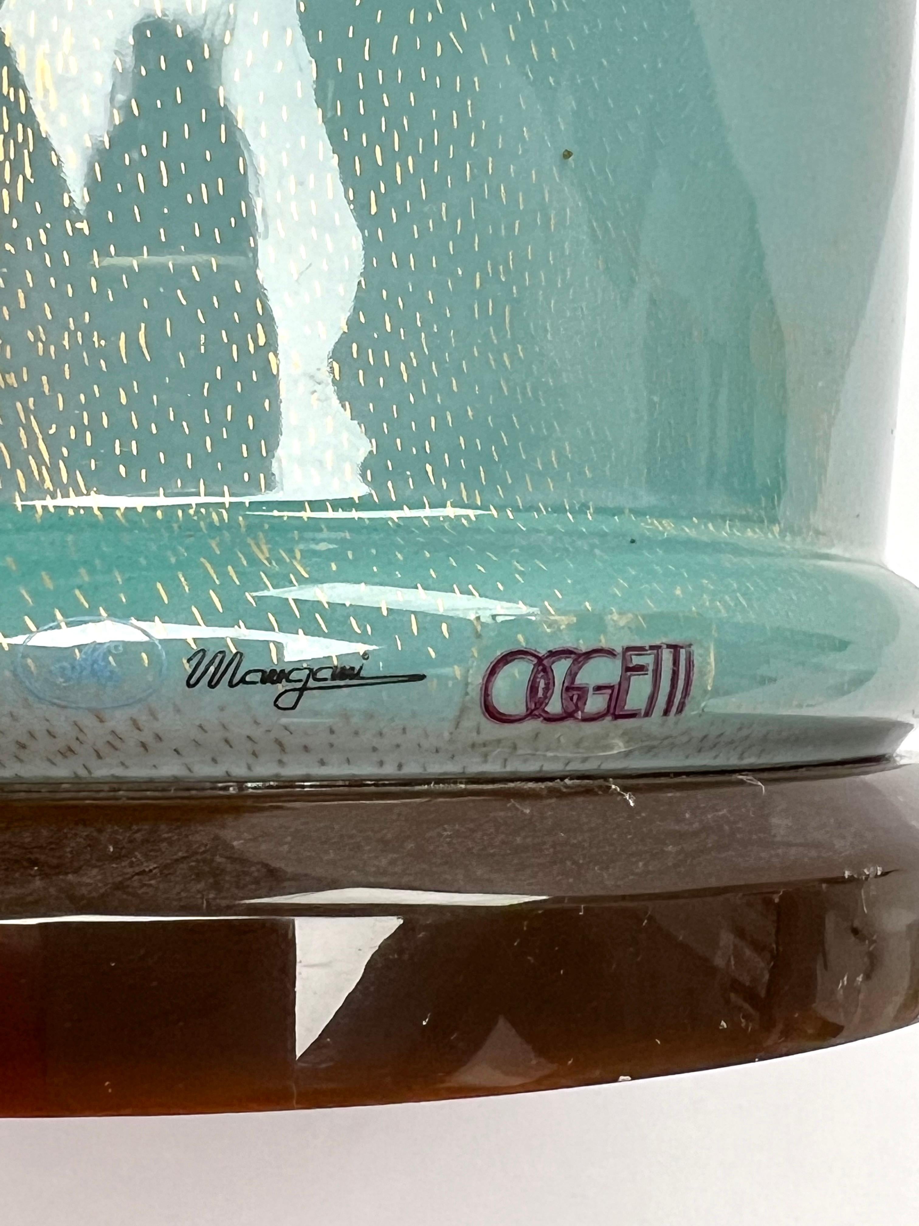 Vaso in porcellana in stile Jean Dunand di Mangiani Oggeti in vendita 5