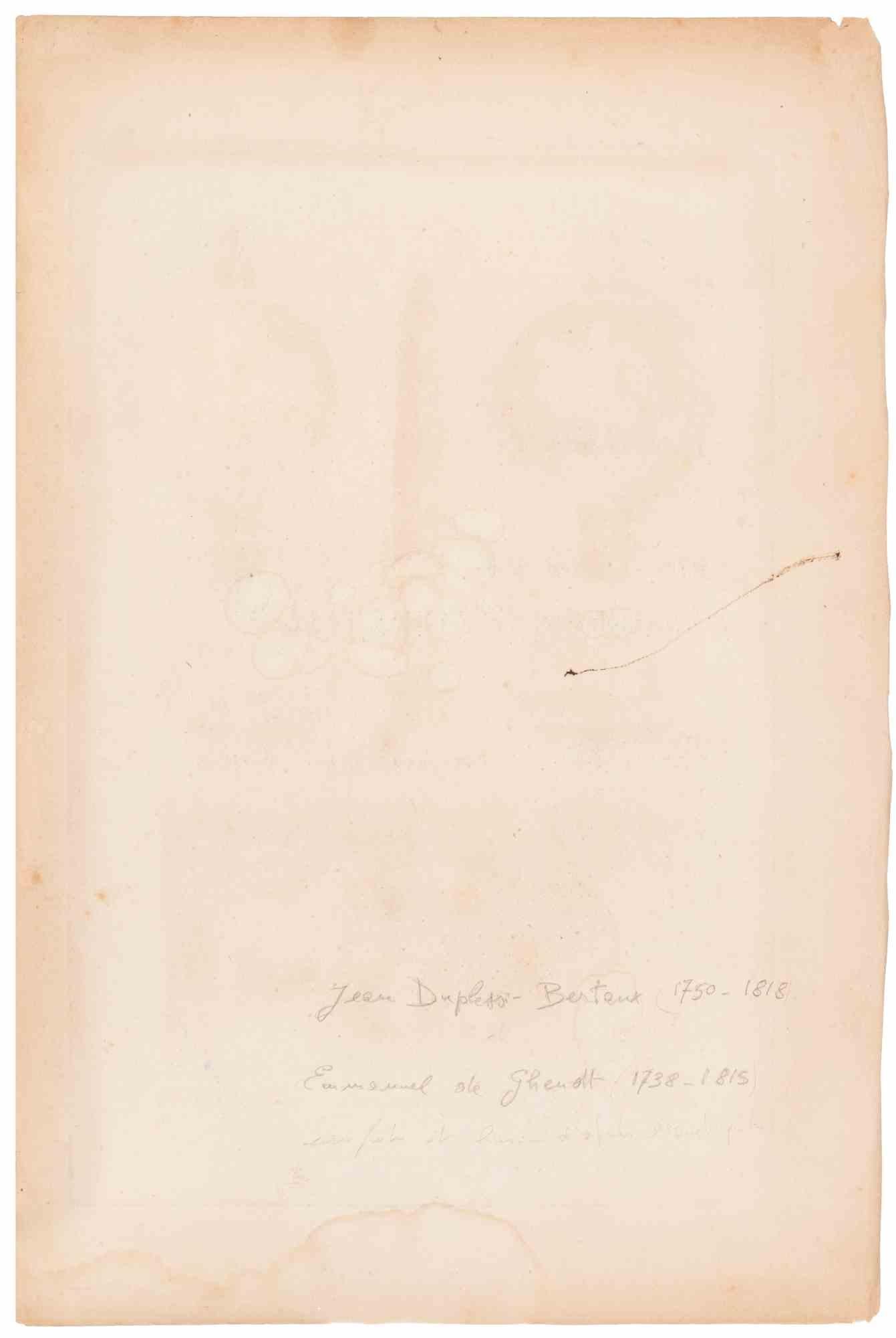 Antike Trouvées im Caracalla-Zirkus in Rom - 19. Jahrhundert – Print von Jean Duplessi-Bertaux