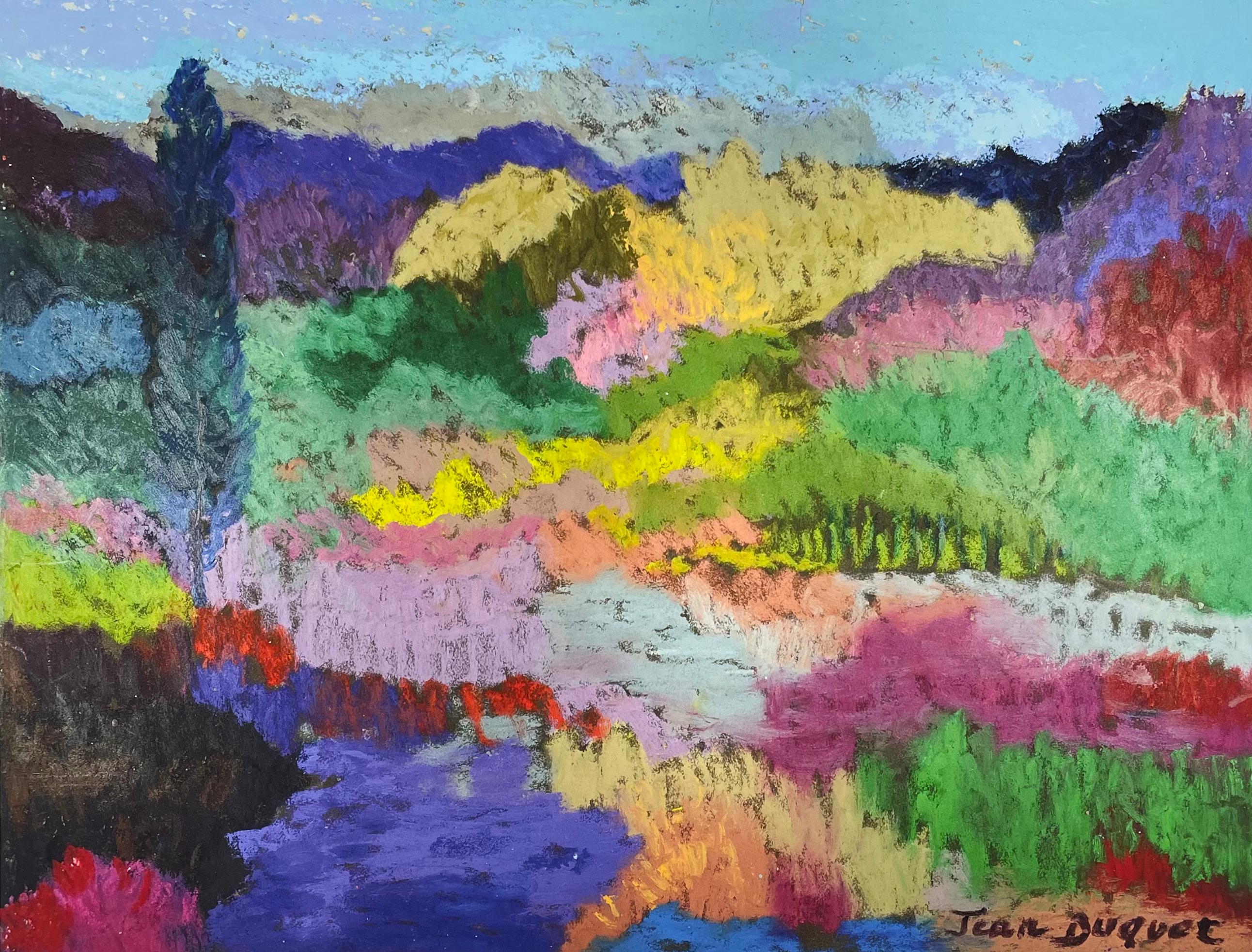 Arte contemporáneo francés de Jean Duquoc - Je Marchais
