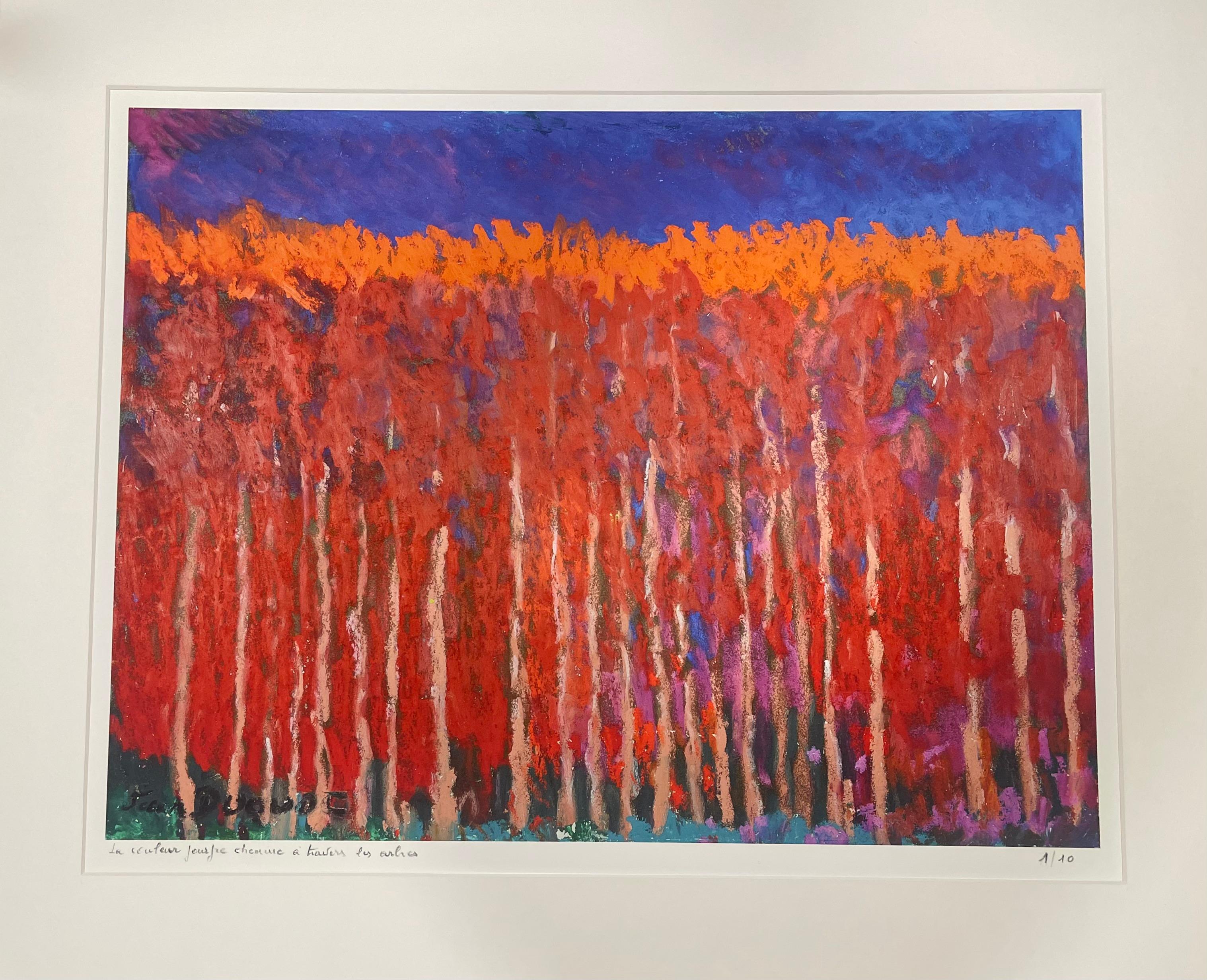 L'arte contemporanea francese di Jean Duquoc - La Couleur Pourpre in vendita 1