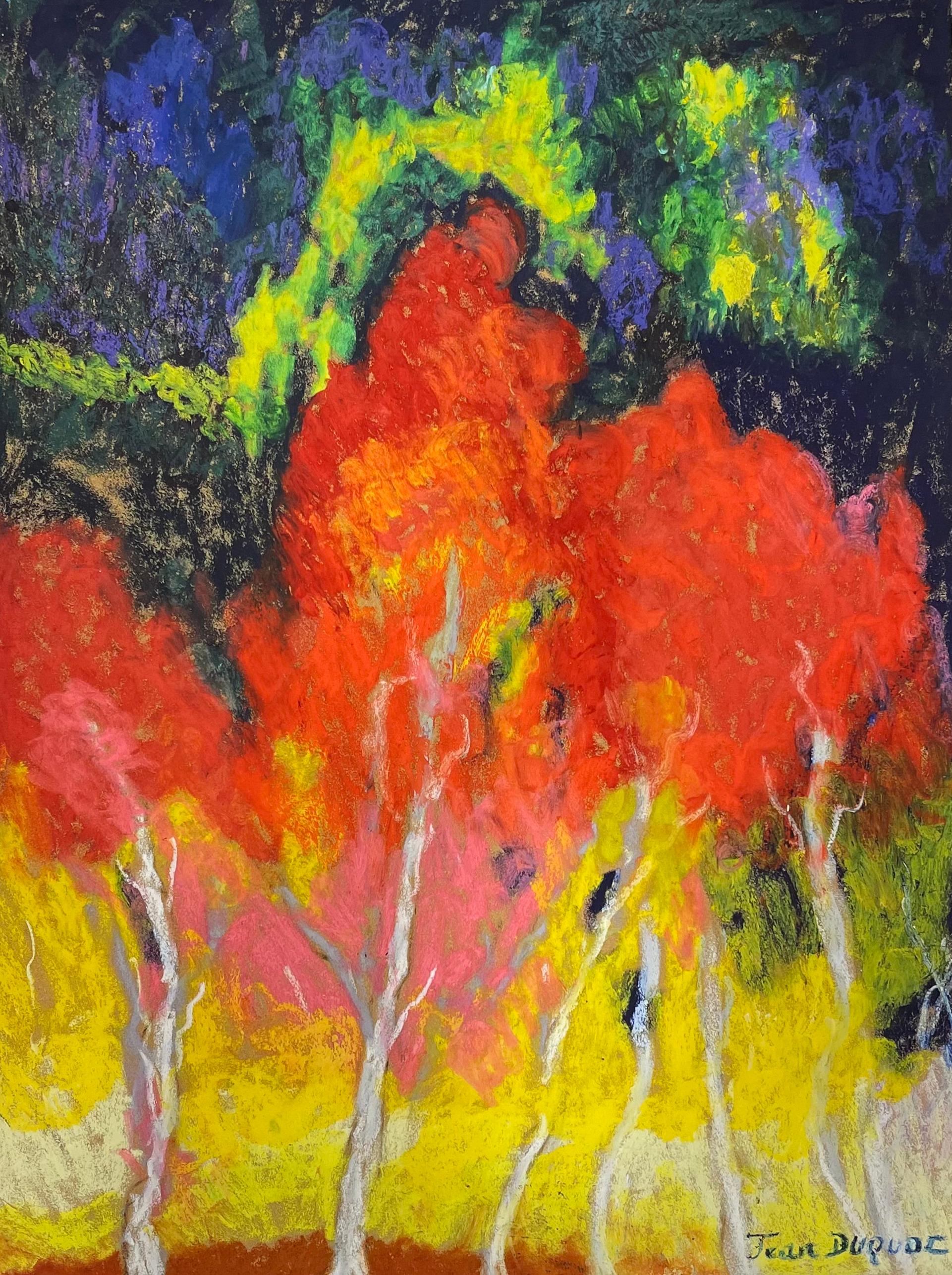 Arte contemporáneo francés de Jean Duquoc - L'Été Indien