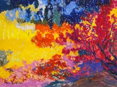 Arte contemporanea francese di Jean Duquoc - Une Gerbe de Couleurs