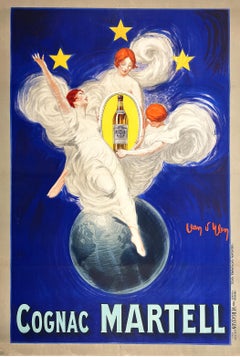 Jean Dylen - Original Vintage Cognac Martell Poster by Jean Dylen 1922 Original Vintage Cognac Martell Poster by Jean Dylen 1922