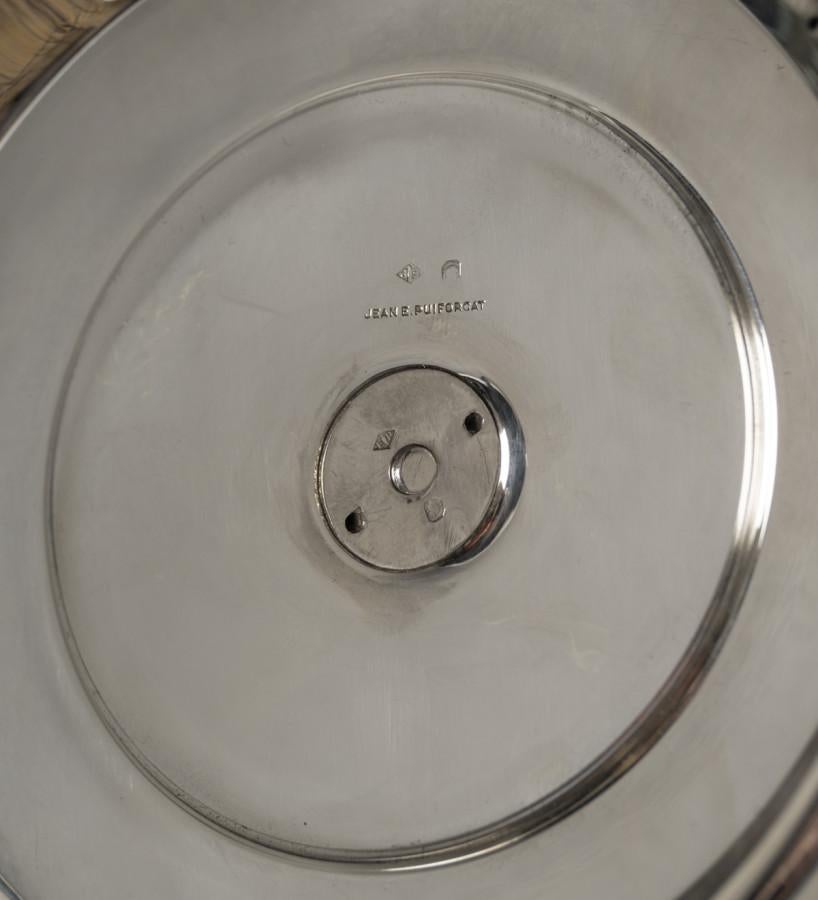 JEAN E. PUIFORCAT – 20th century solid silver centerpiece 5