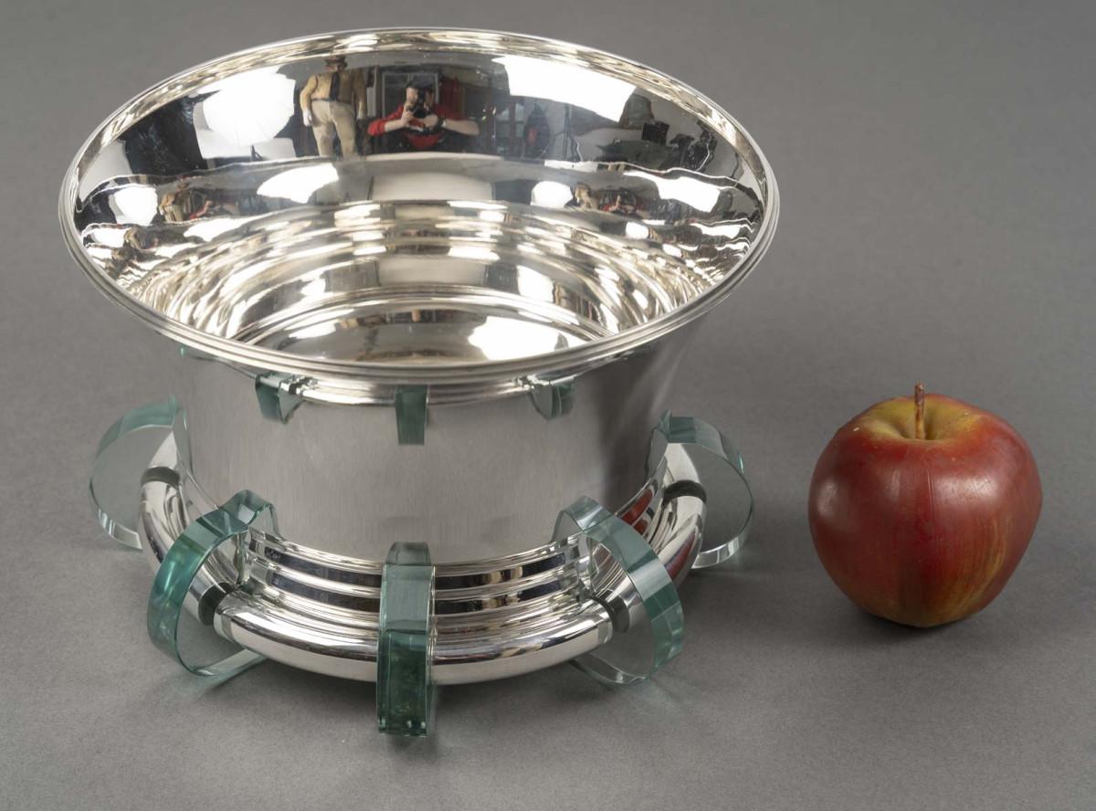 JEAN E. PUIFORCAT – 20th century solid silver centerpiece 1