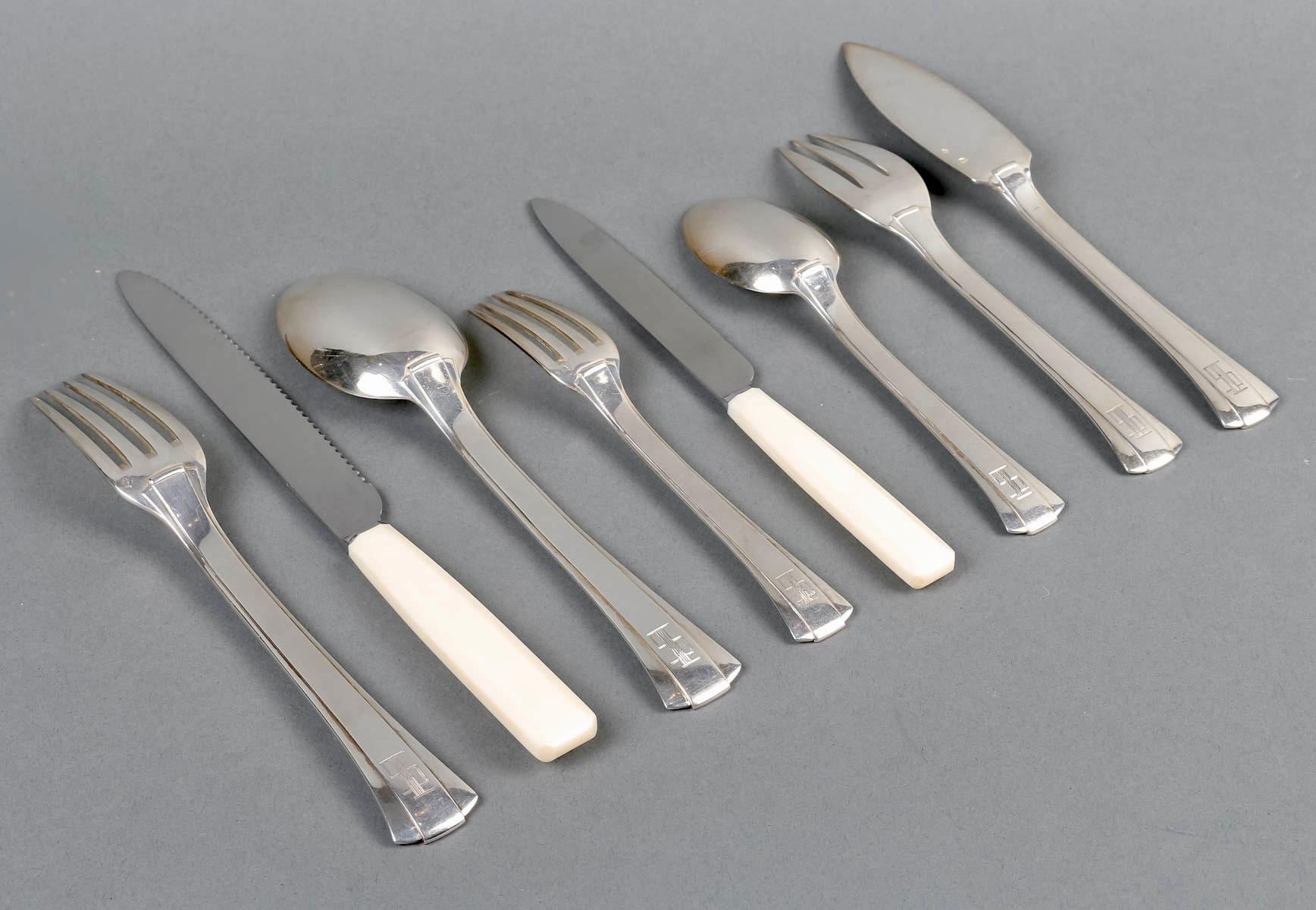 Cutlery Flatware set Art Deco 