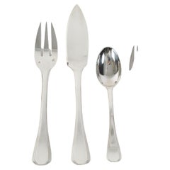 JEAN E. PUIFORCAT - Silver Flatware 298 Art Deco Pieces