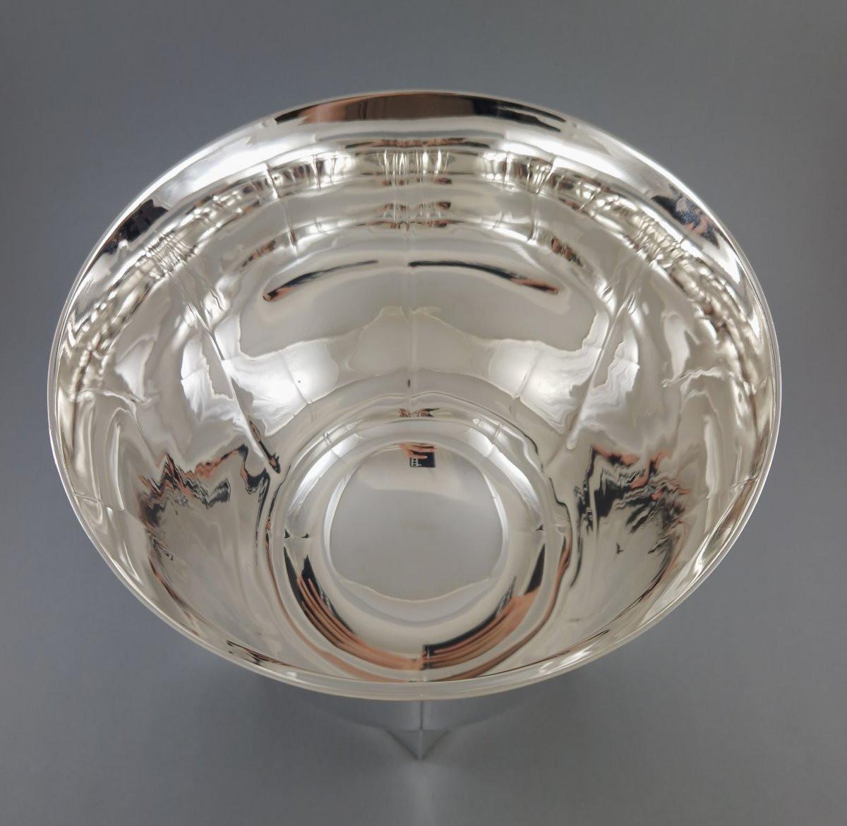 Jean E Puiforcat - Sektkübel aus Sterlingsilber im Zustand „Hervorragend“ im Angebot in Saint-Ouen, FR