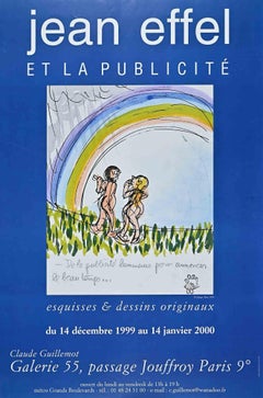 Esquisses et Dessins Originaux - Vintage Exhibition of Poster Jean Effel - 2000