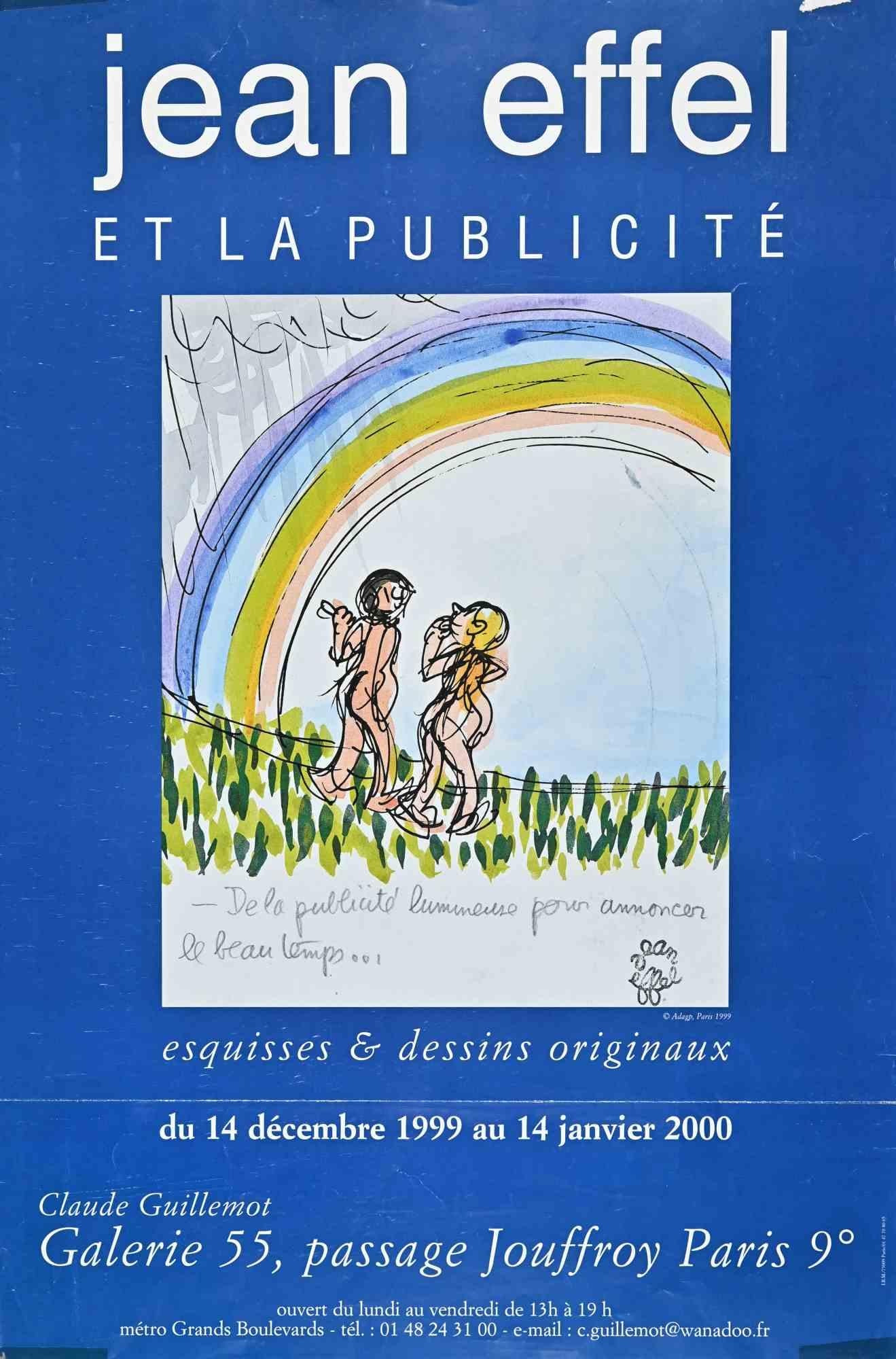 Jean Effel Figurative Print - Esquisses et Dessins Originaux - Vintage Offset - 2000