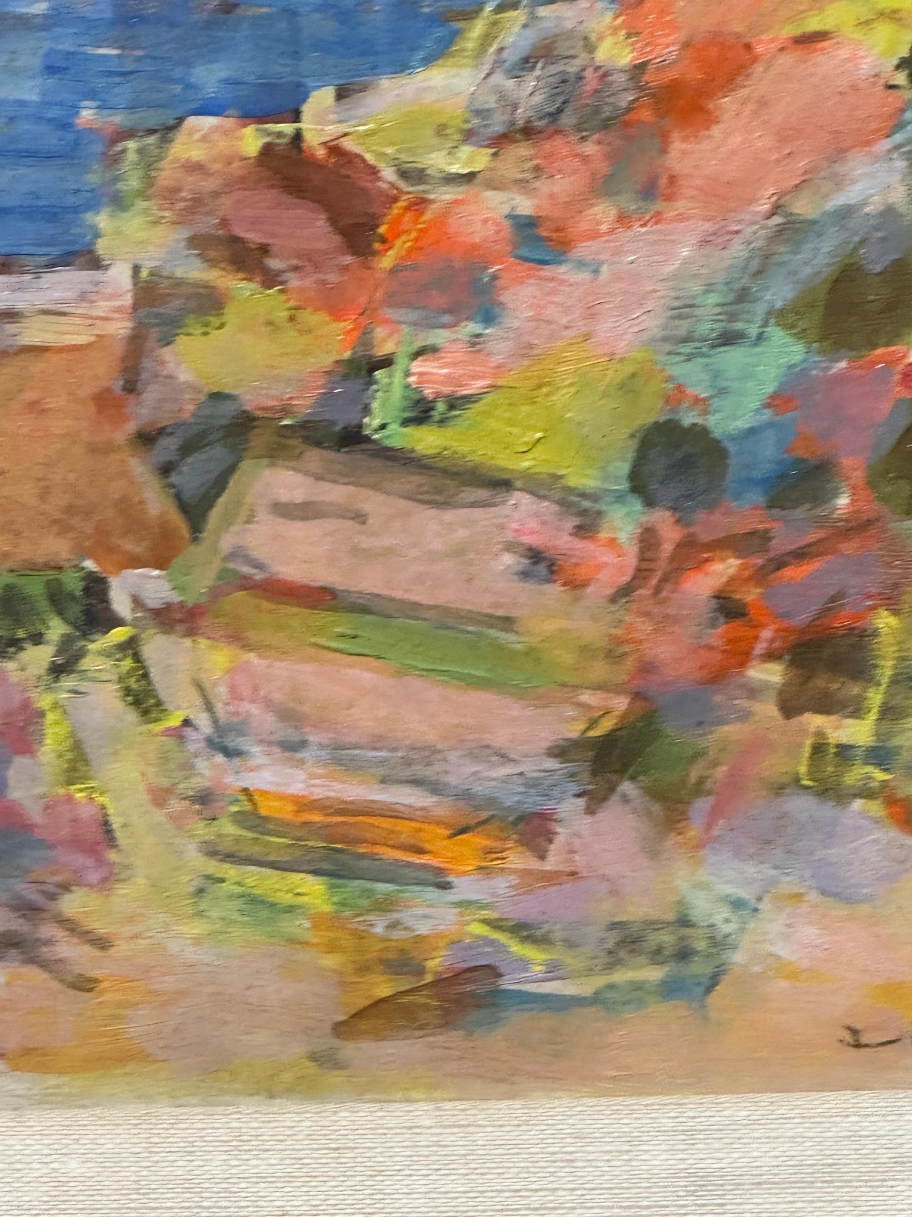 Impressionistische Landschaft an der Küste mit dem Meer im Angebot 3
