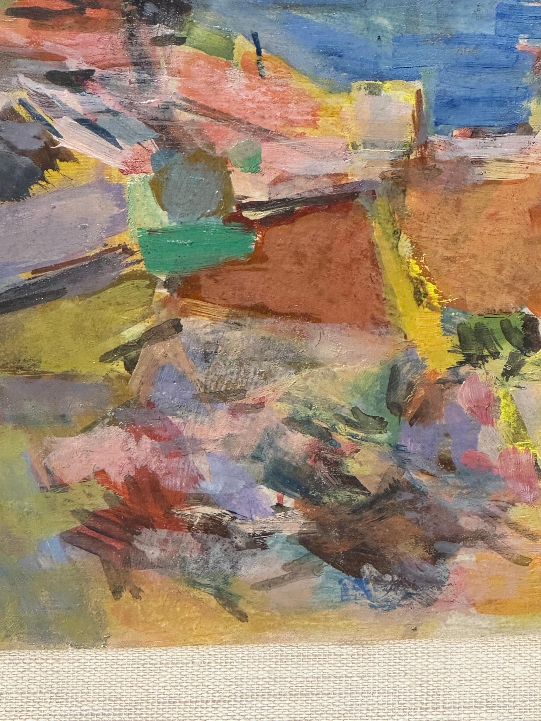 Impressionistische Landschaft an der Küste mit dem Meer im Angebot 4