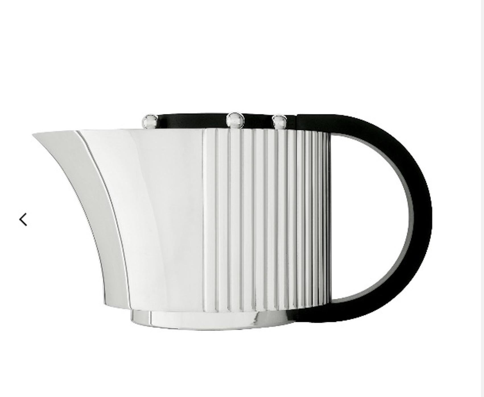 Mid-20th Century Jean Elysée Puiforcat Silver Plated Tea Set For Sale