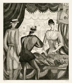 'Le Tir Forain' (Fairground Shooting) — 1920s French Cubism