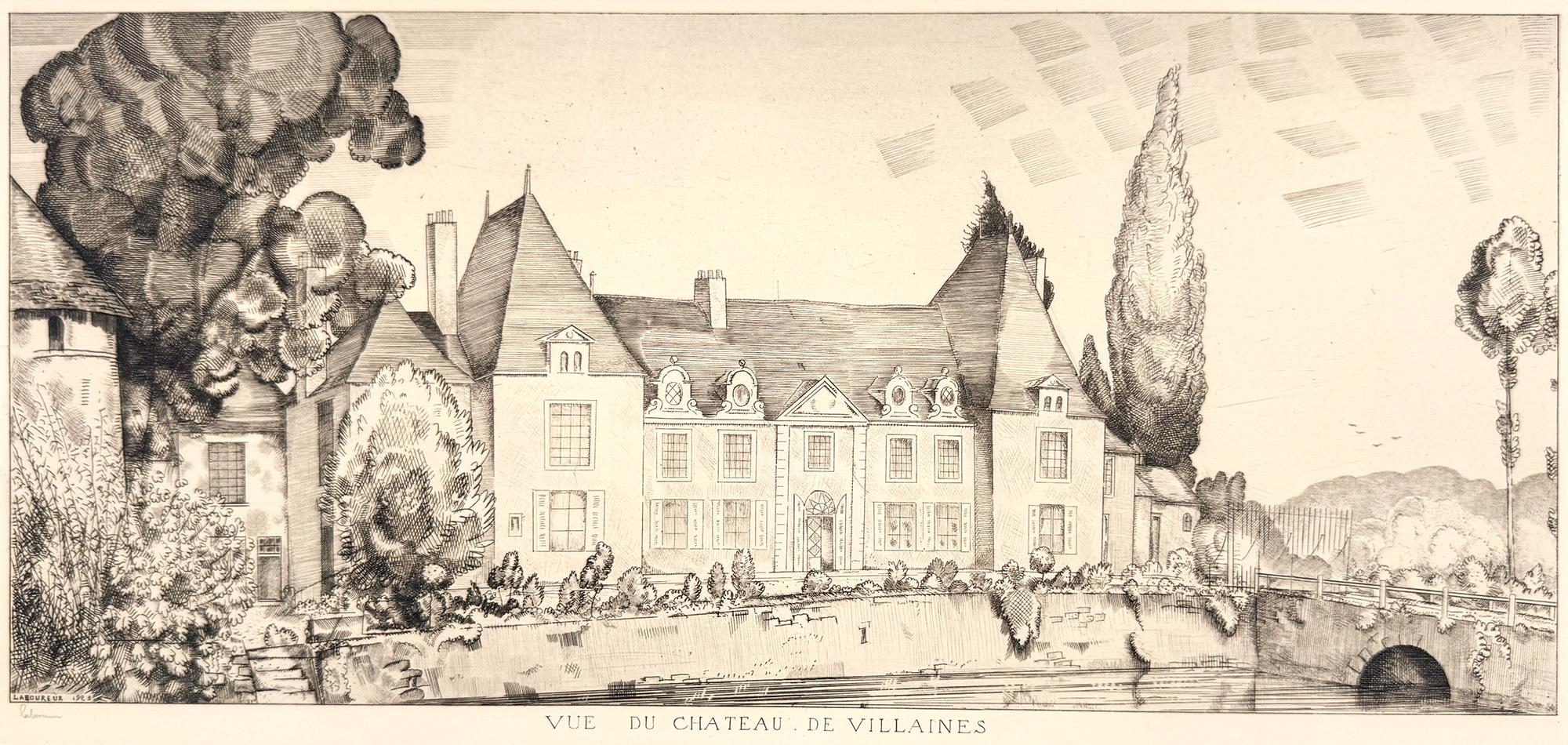 Vue du Chateau de Villaines