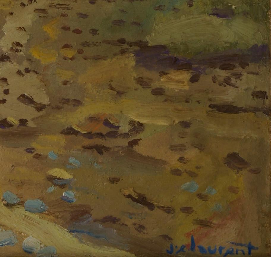 Jean Emile Laurent, Orientalische Weide, Öl auf Leinwand, 1930er Jahre im Angebot 3