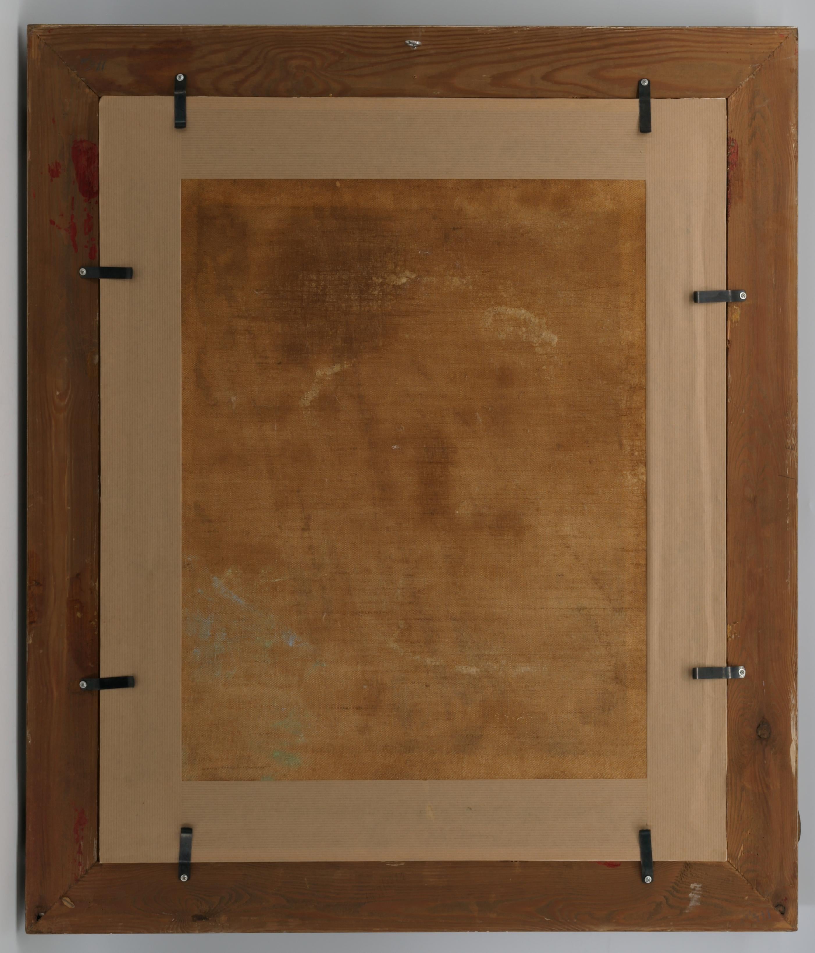 Jean Emile Laurent, Orientalische Weide, Öl auf Leinwand, 1930er Jahre im Angebot 5