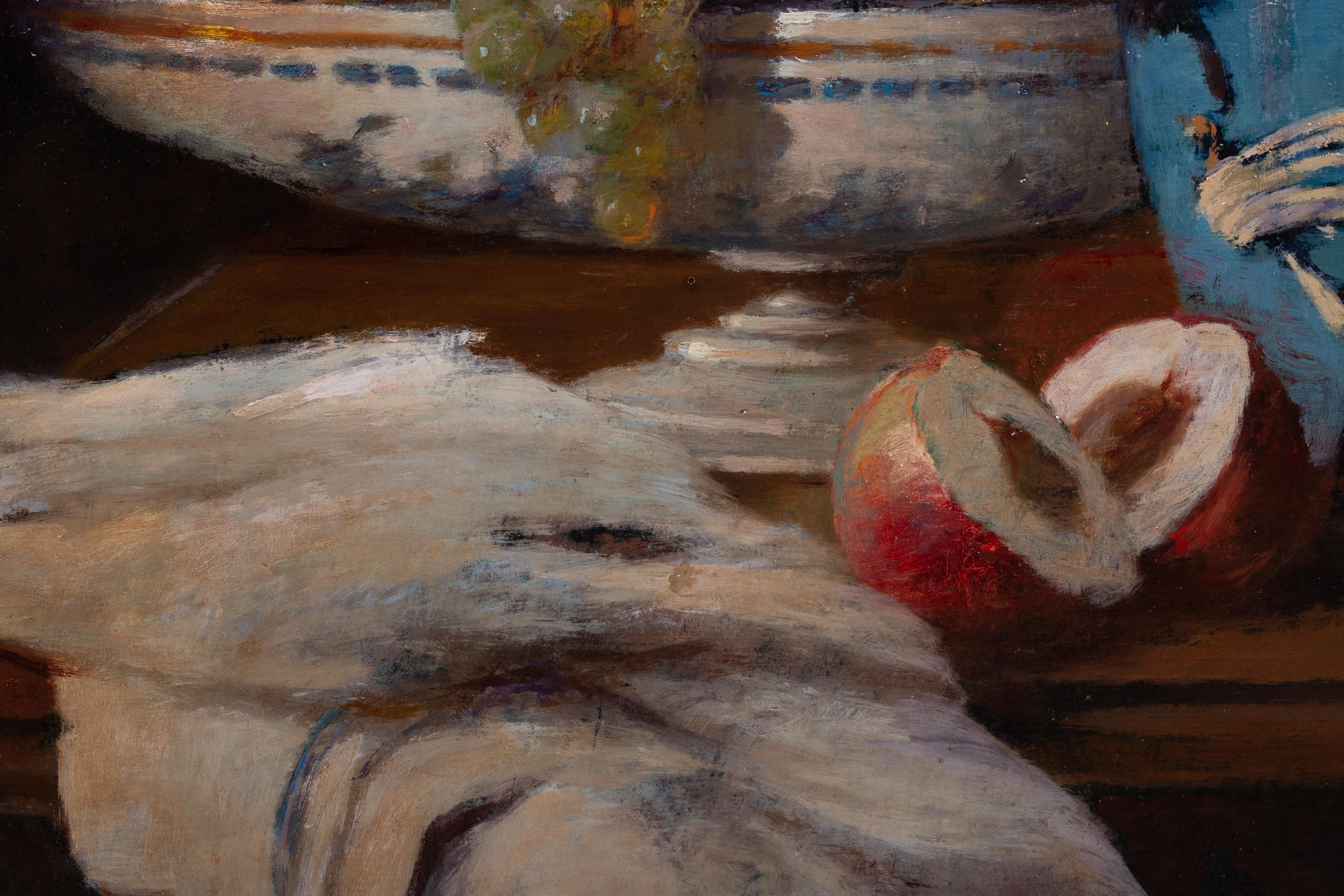 Natura morta con fiori e frutta' di Jean Eritziane, Smirne 1850 - 1925 Parigi in vendita 10
