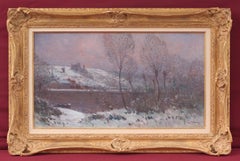 Winter Landscape by the River