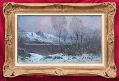 Winter Landscape by the River