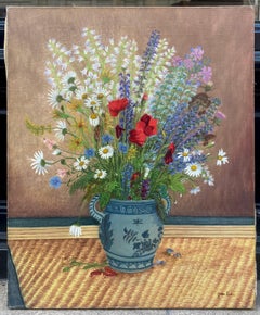 Jean EVE (1900-1968). The Bouquet of Wildflowers, 1957. Oil on canvas, signed.
