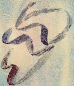 Abstract Nue, francese, Fautrier, 1957, litografia, Annabelle Nue