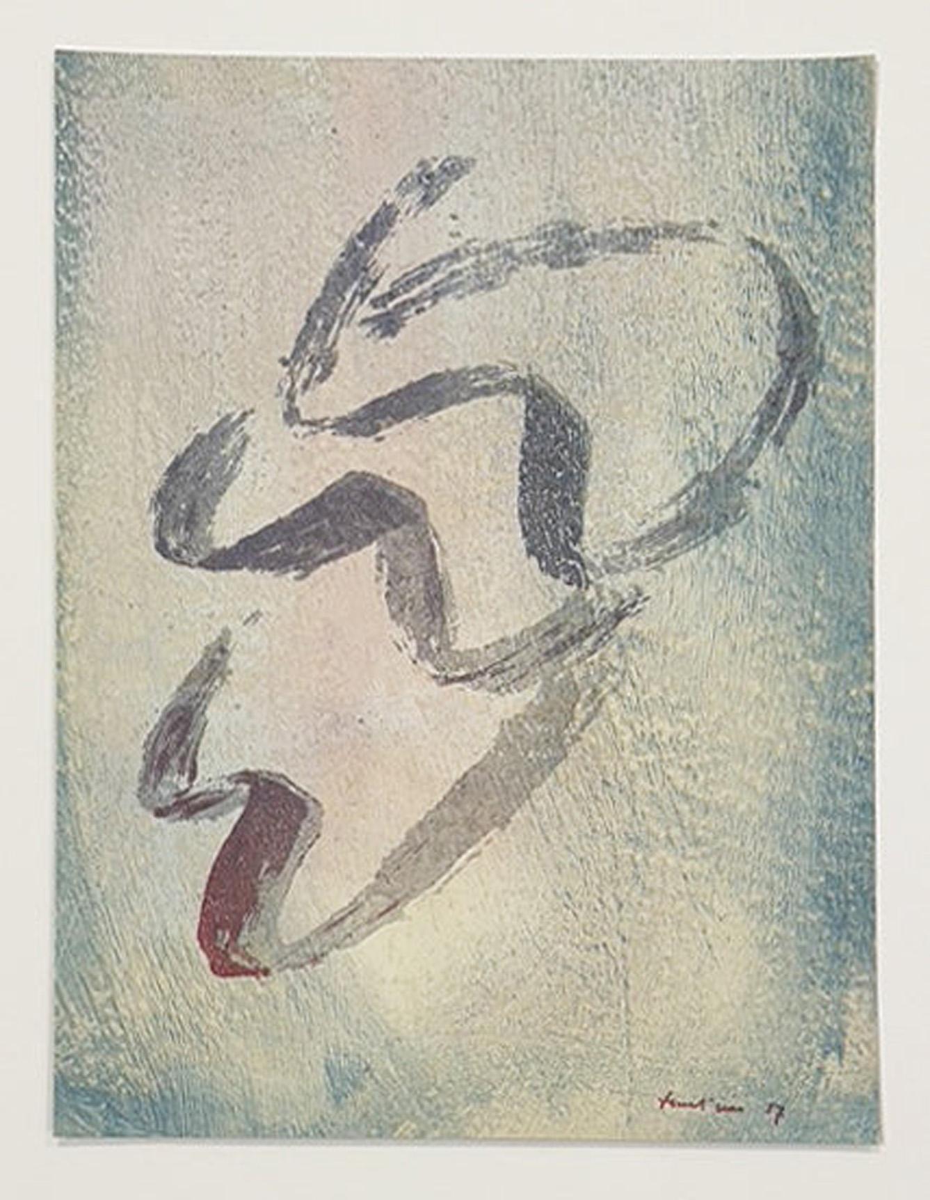 Annabelle Nue - Print di Jean Fautrier