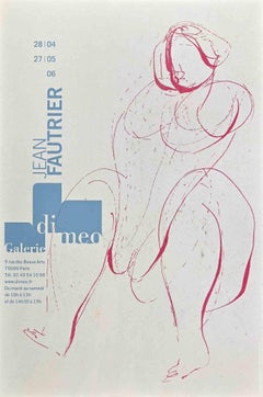 Affiche d'exposition Offset de Jean Fautrier -2010