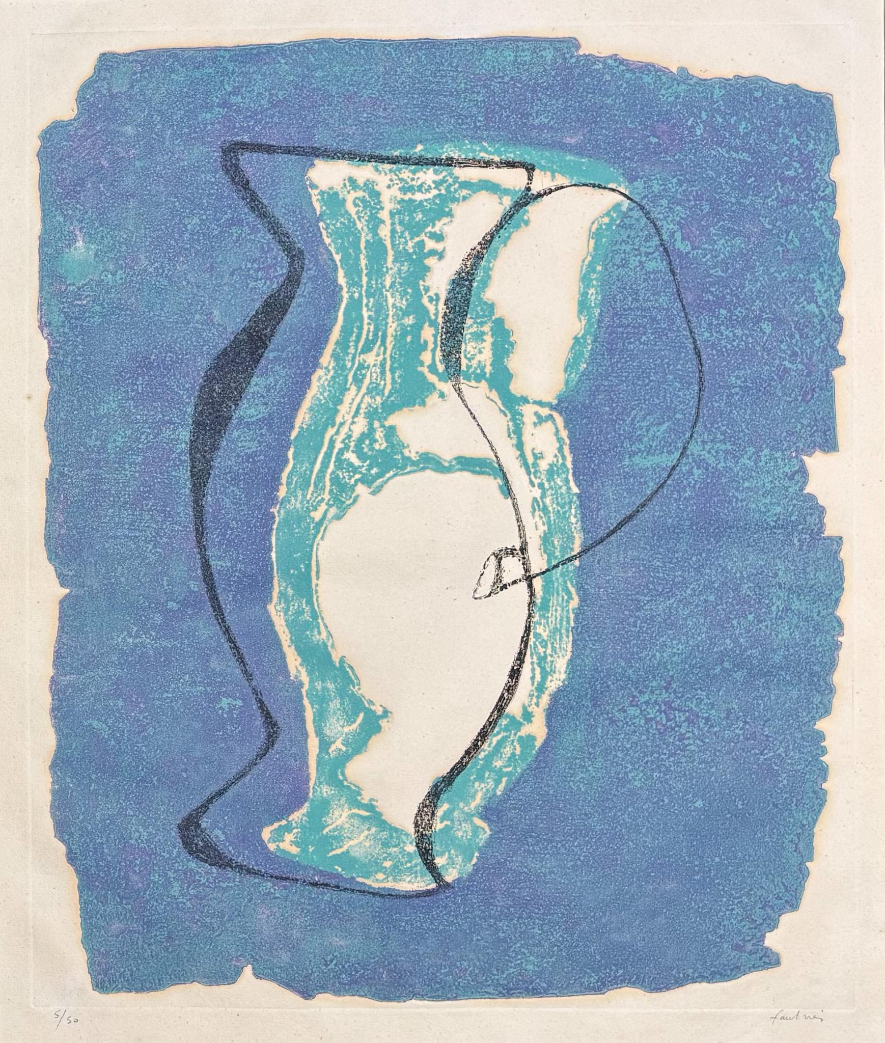 Jean Fautrier (1898-1964) - Le pichet - Eau-forte et aquatinte sur papier - 1947 en vente 2