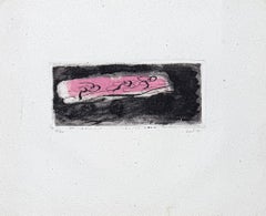 Jean Fautrier (1898–1964) -Petit Paysage Sombre- etching aquatint on paper- 1941