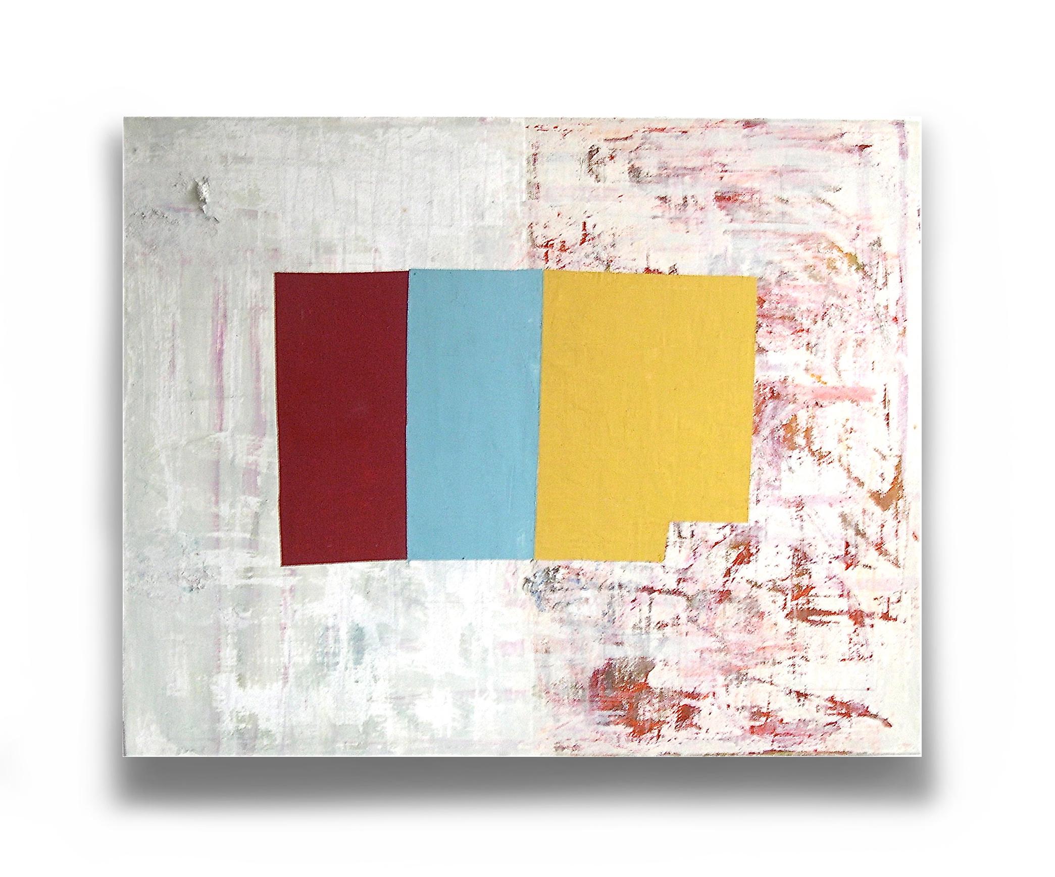 Jean Feinberg Abstract Painting – R/Y/B (Abstraktes Gemälde)