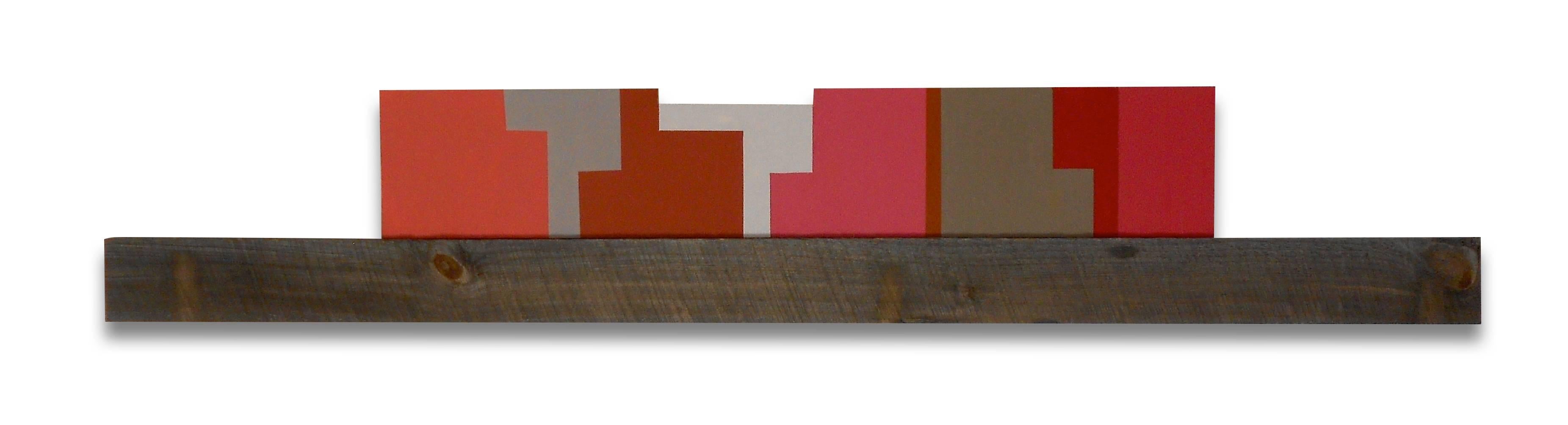Rachet Red (Abstract Painting)

Oil on wood and found wood. Unframed. 

Feinberg has been working for many years in oil on wood or oil paint with found wood.

Color is her predominant interest to which the found wood serves as a foil and/or