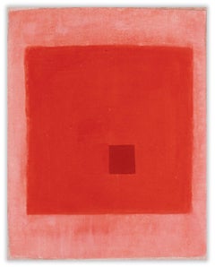 Lueur rouge (peinture abstraite)