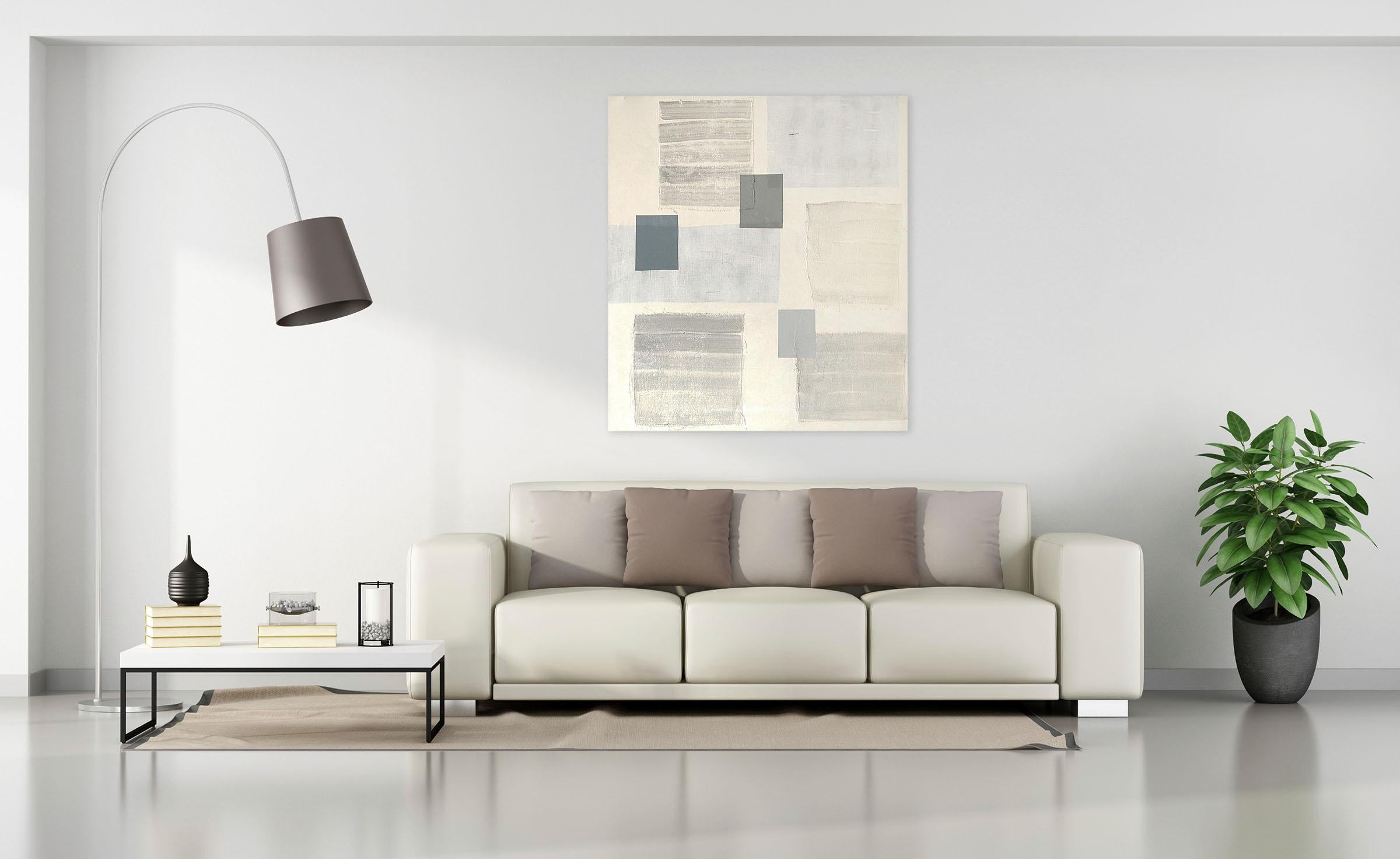 Senza titolo - OL3.96 (Pittura astratta) - Painting di Jean Feinberg