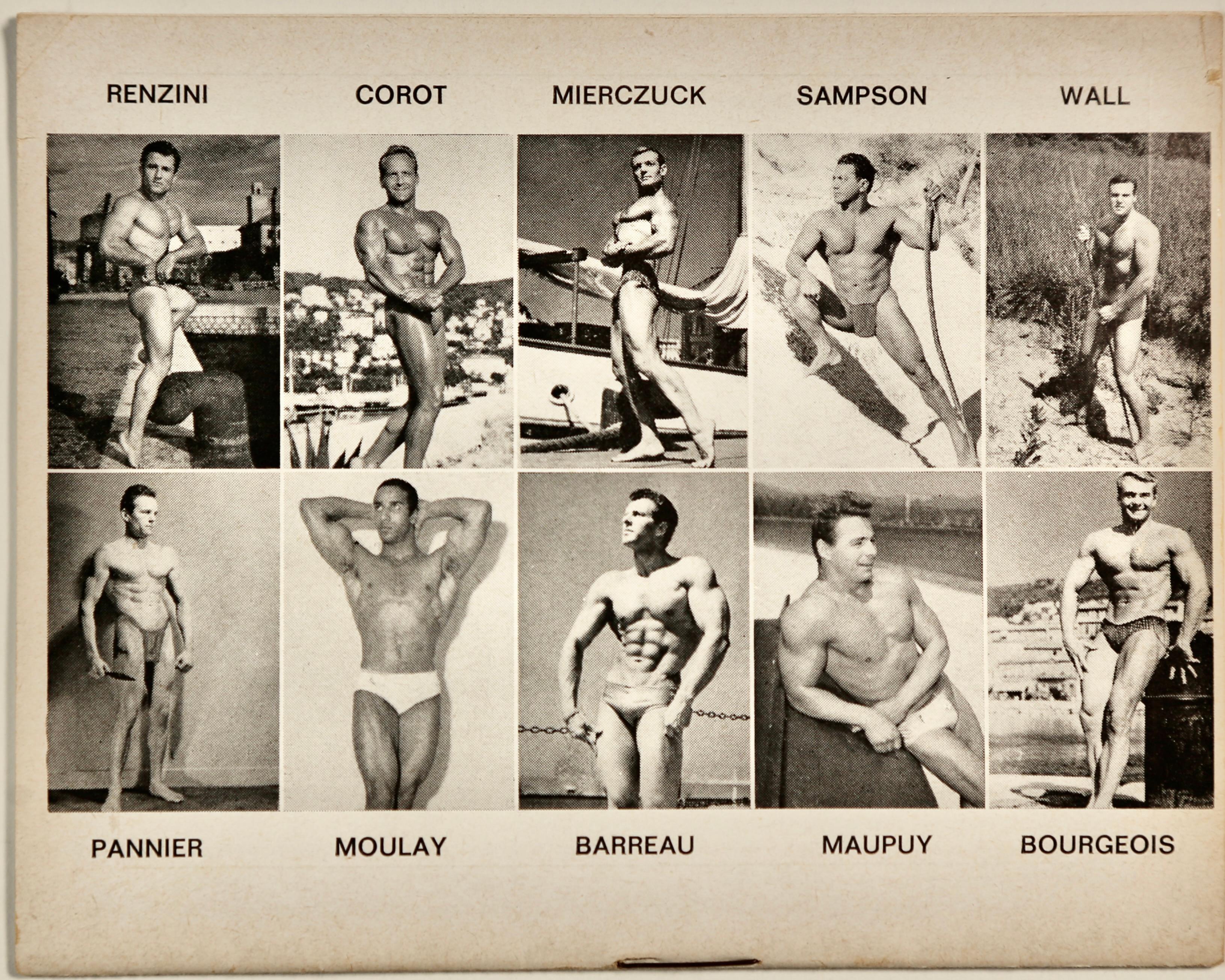 JEAN FERRERO FRENCH PHYSIQUE PHOTOGRAPHER 1960er Jahre Vintage Set & Original Bücherregale im Angebot 10